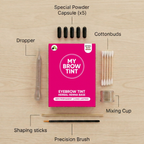 MyBrow Tint Henna Eyebrow Kit - Black Brown (5 Pack)